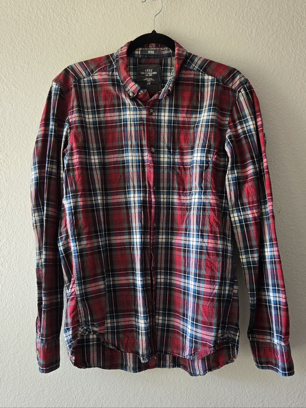 L.O.G.G Plaid Mens Shirt